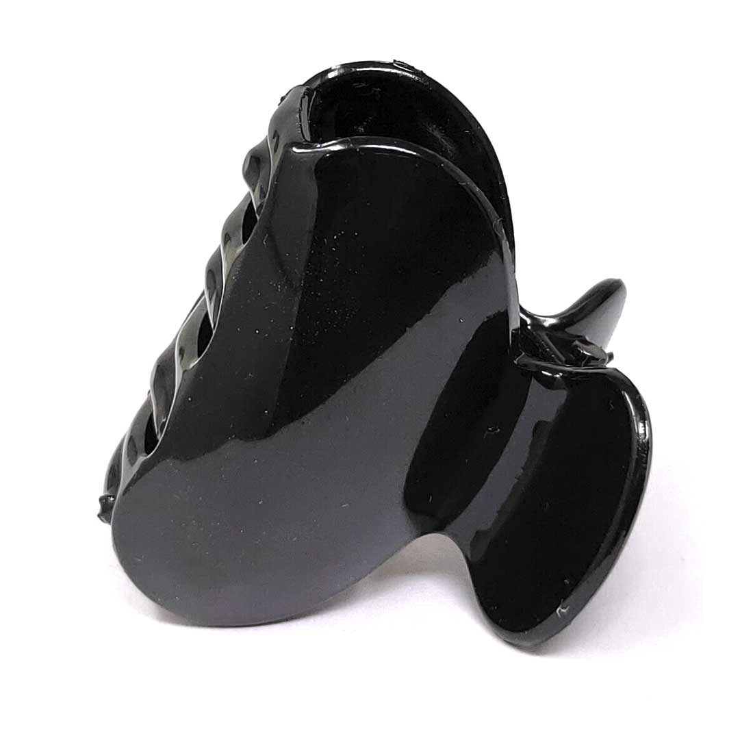 Anokhi Ada Plastic Hair Clutcher/Hair Claw Clip for Girls and Women (Black, Pack of 2) - 01-09C