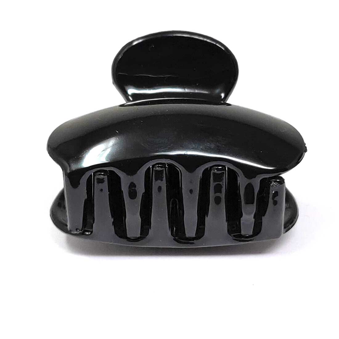 Anokhi Ada Plastic Hair Clutcher/Hair Claw Clip for Girls and Women (Black, Pack of 2) - 01-09C