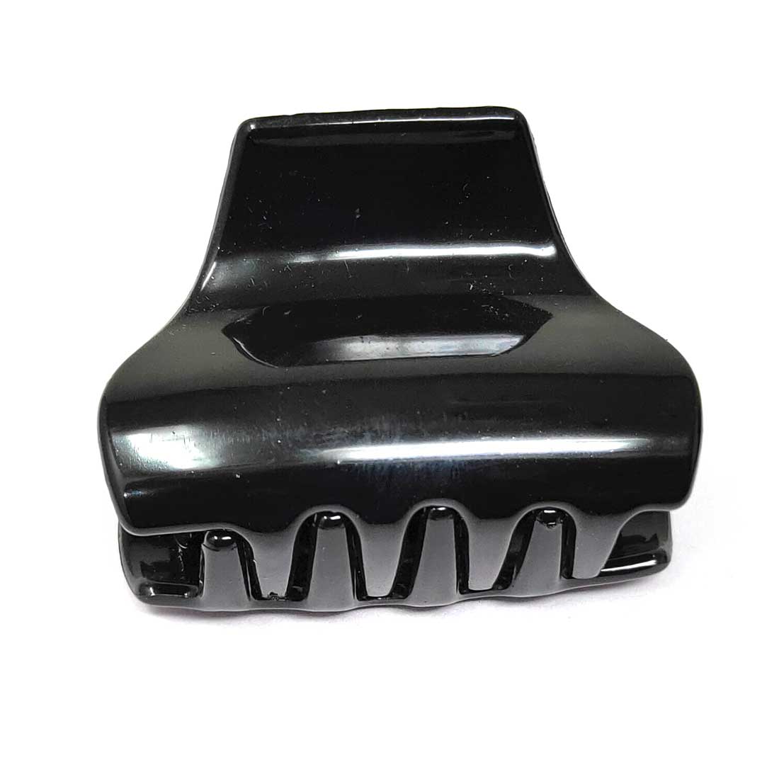 Anokhi Ada Plastic Hair Clutcher/Hair Claw Clip for Girls and Women (Black, Pack of 2) - 01-10C
