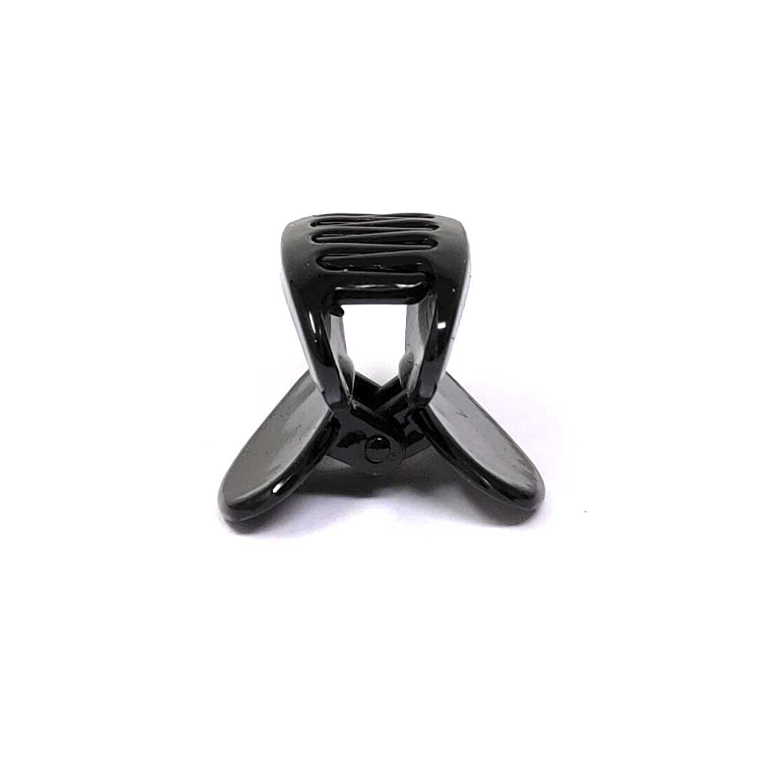 Anokhi Ada Plastic Hair Clutcher/Hair Claw Clip for Girls and Women (Black, Pack of 2) - 01-11C