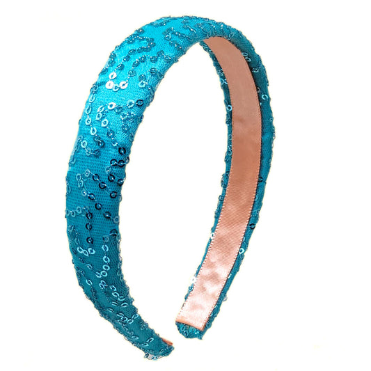 Anokhi Ada Handmade Fabric Stylish Hairband/Headband for Girls and Women (Sky Blue)-04-20H