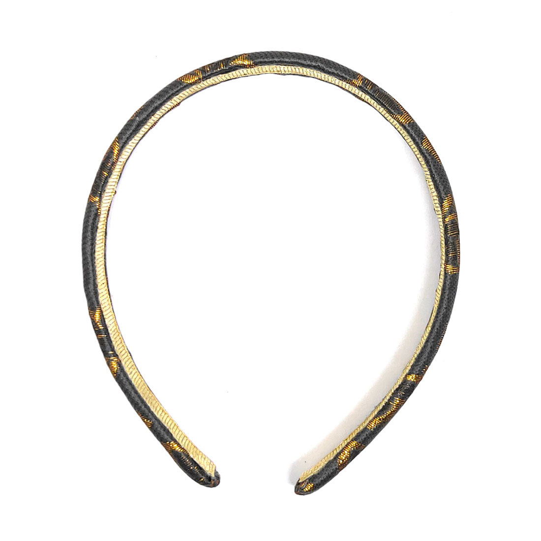 Anokhi Ada Handmade Fabric Hairband/Headband for Girls and Women (Grey)-04-24H