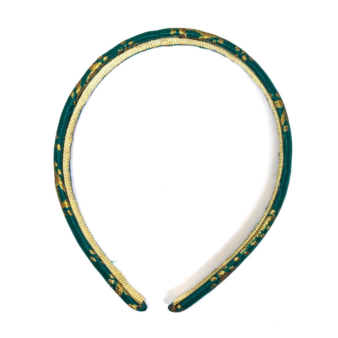 Anokhi Ada Handmade Fabric Hairband/Headband for Girls and Women (Dark Green)-04-25H