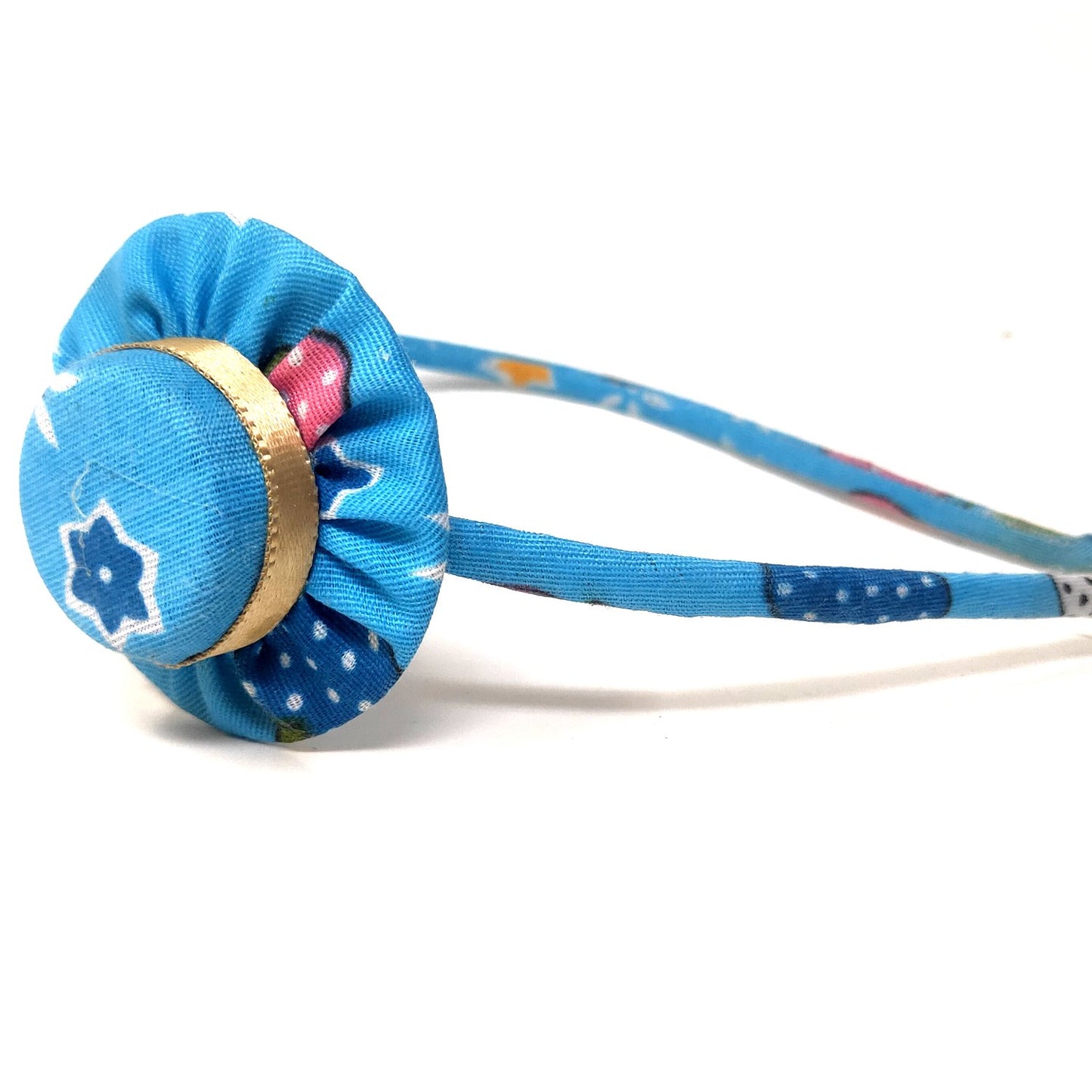 Anokhi Ada Handmade Fabric Trendy Hairband/Headband for Girls (Sky Blue)-04-40H
