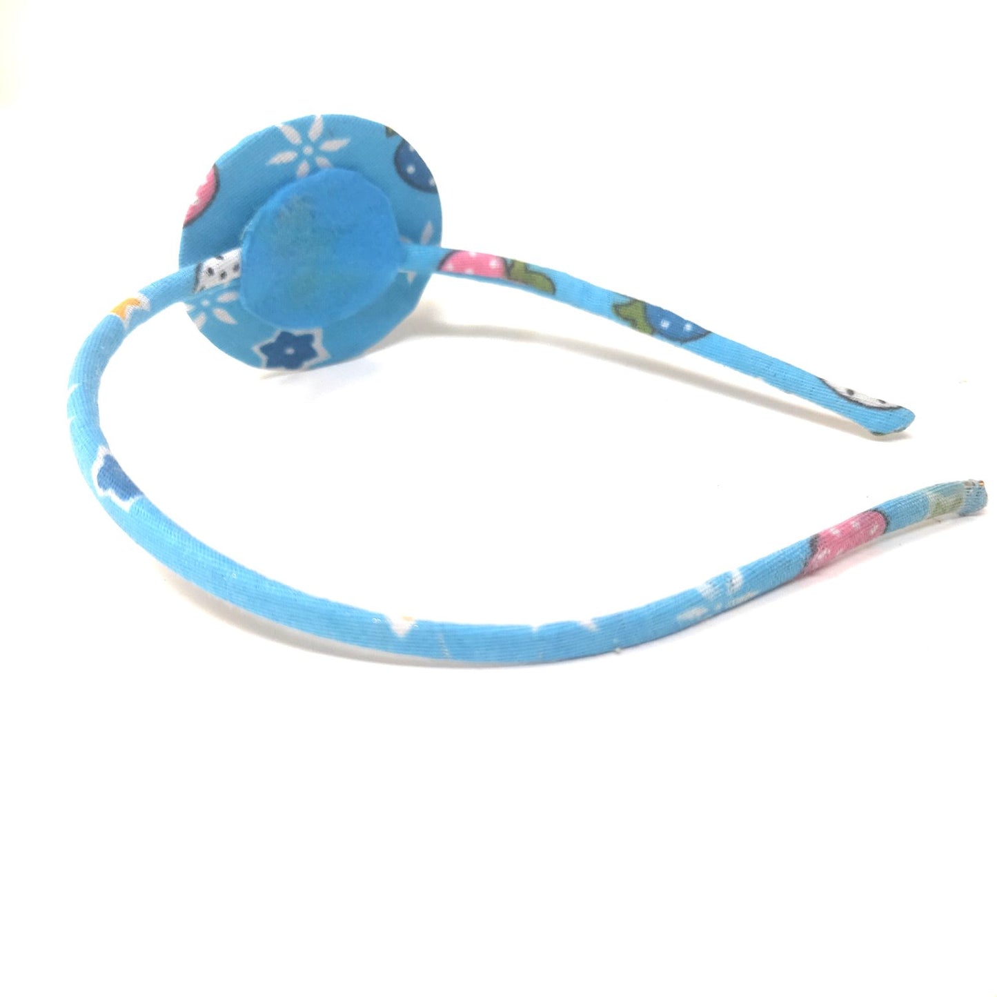 Anokhi Ada Handmade Fabric Trendy Hairband/Headband for Girls (Sky Blue)-04-40H