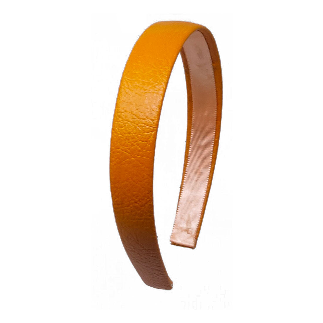 Anokhi Ada Faux  Leather on Plastic Hairband/Headband for Girls and Women (Orange)-05-01H