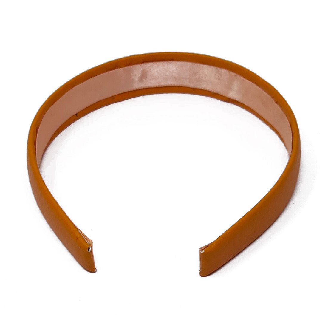 Anokhi Ada Faux  Leather on Plastic Hairband/Headband for Girls and Women (Orange)-05-01H