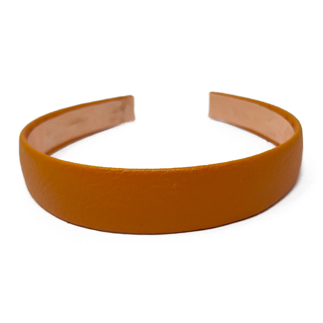 Anokhi Ada Faux  Leather on Plastic Hairband/Headband for Girls and Women (Orange)-05-01H