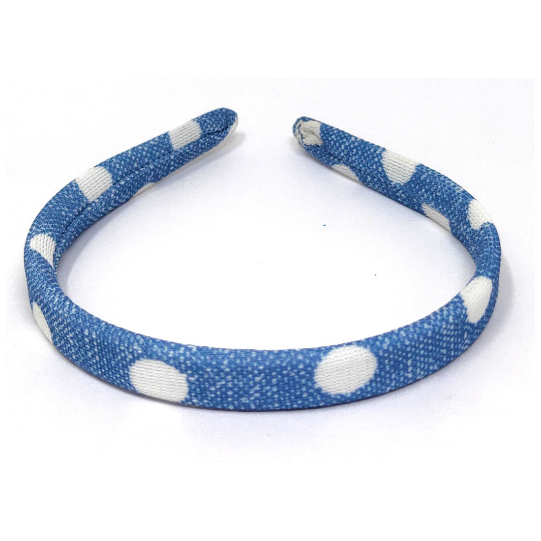 Anokhi Ada Handmade Dots Print Fabric on Plastic for Girls and Women (Blue)-05-10H