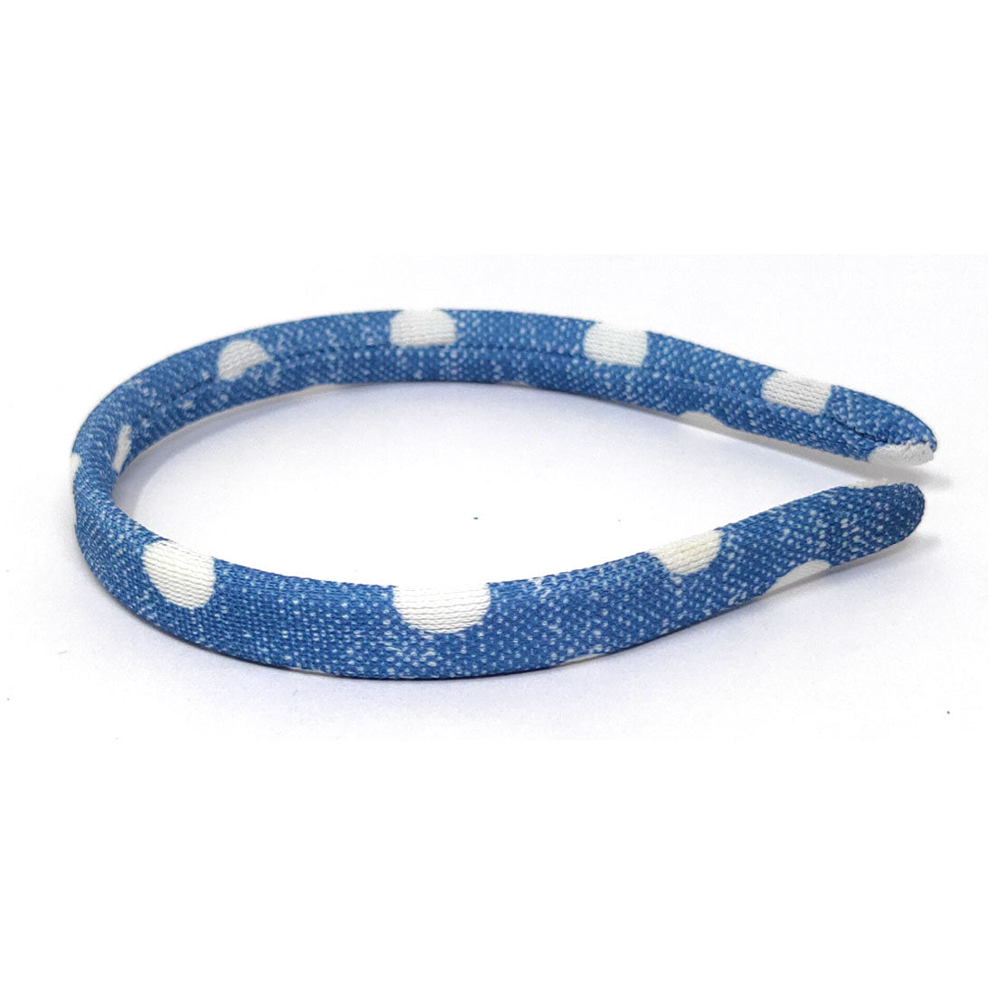 Anokhi Ada Handmade Dots Print Fabric on Plastic for Girls and Women (Blue)-05-10H