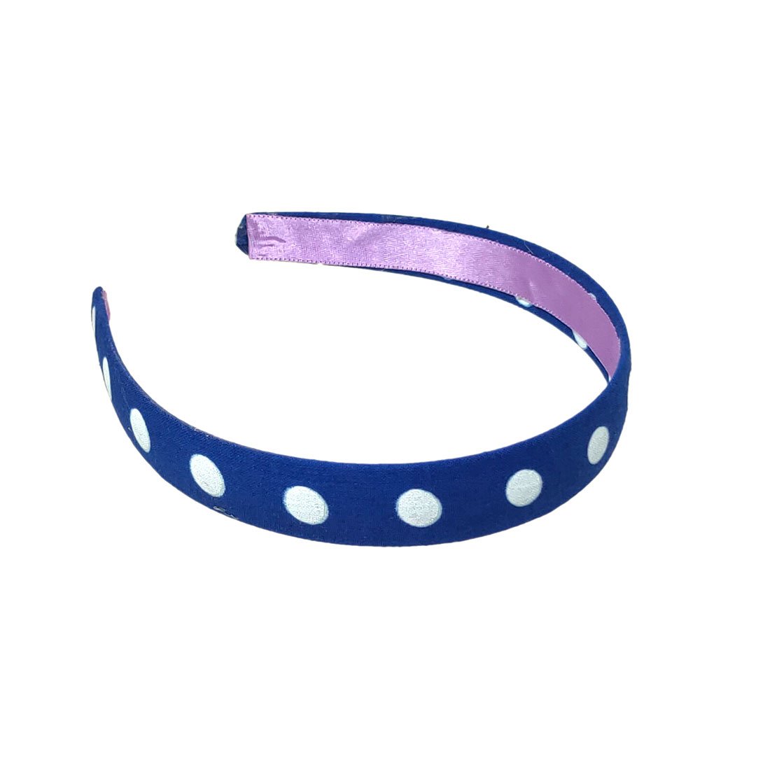 Anokhi Ada Handmade Polka Dots Fabric Hairband/Headband for Girls and Women (Violet, 09-27H) - Anokhiada.com