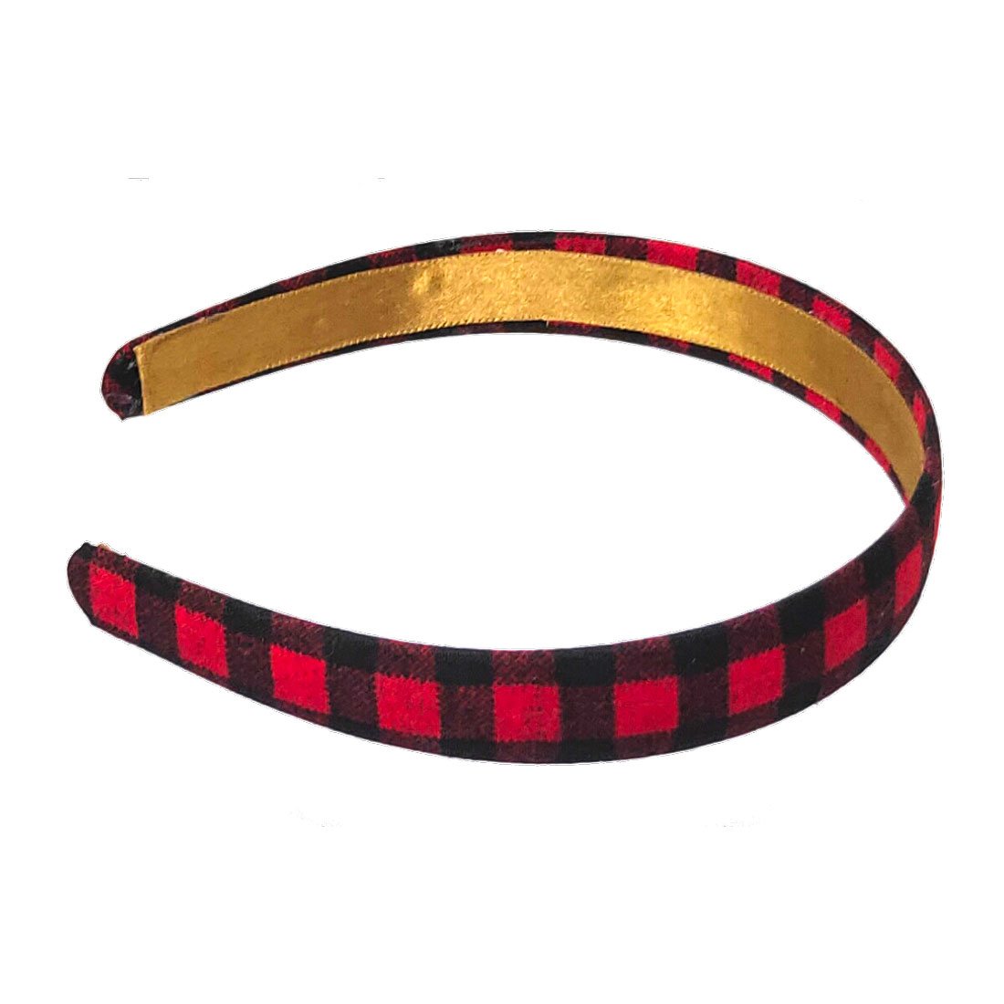 Anokhi Ada Handmade Check Design Fabric Hairband/Headband for Girls and Women (Red, 09-28H) - Anokhiada.com