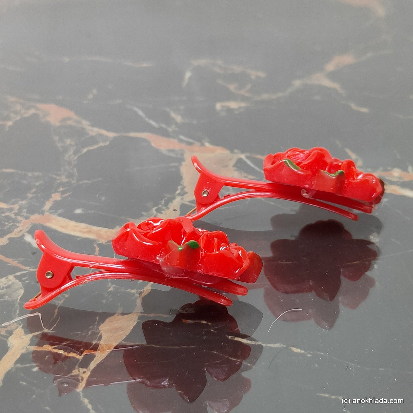 Anokhi Ada Floral Hair Clips for Kids and Girls (10-35)