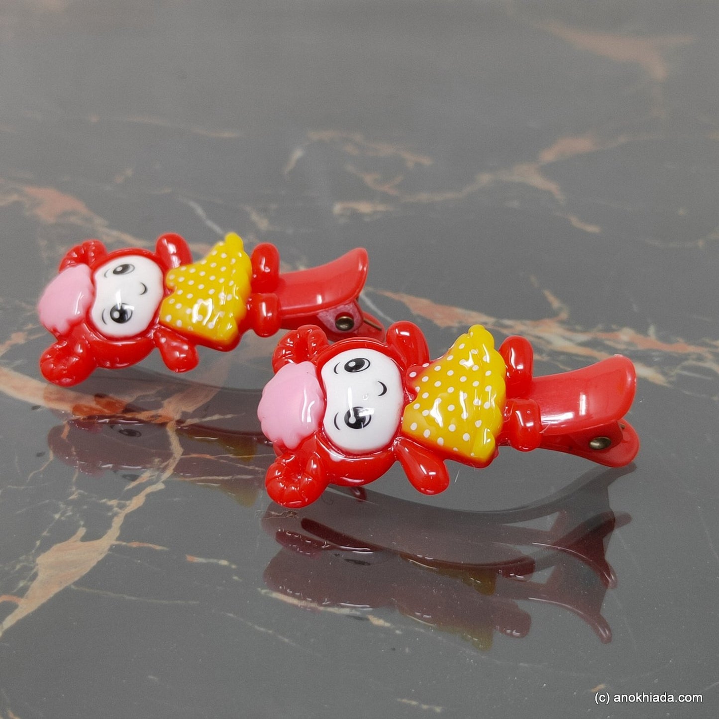 Anokhi Ada Doll Design Hair Clips for Kids and Girls (10-40)