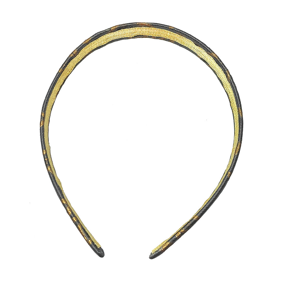 Anokhi Ada Handmade Fabric Hairband/Headband for Girls and Women (Grey)-14-02H