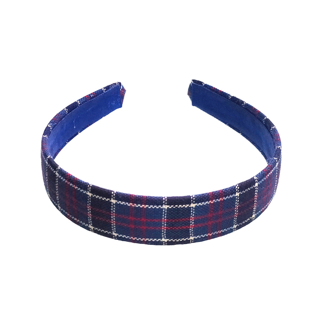 Anokhi Ada Handmade Multi-colour Check Design Fabric Hairband/Headband for Girls and Women -14-06H