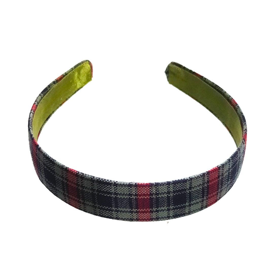 Anokhi Ada Handmade Multi-colour Check Design Fabric Hairband/Headband for Girls and Women -14-09H