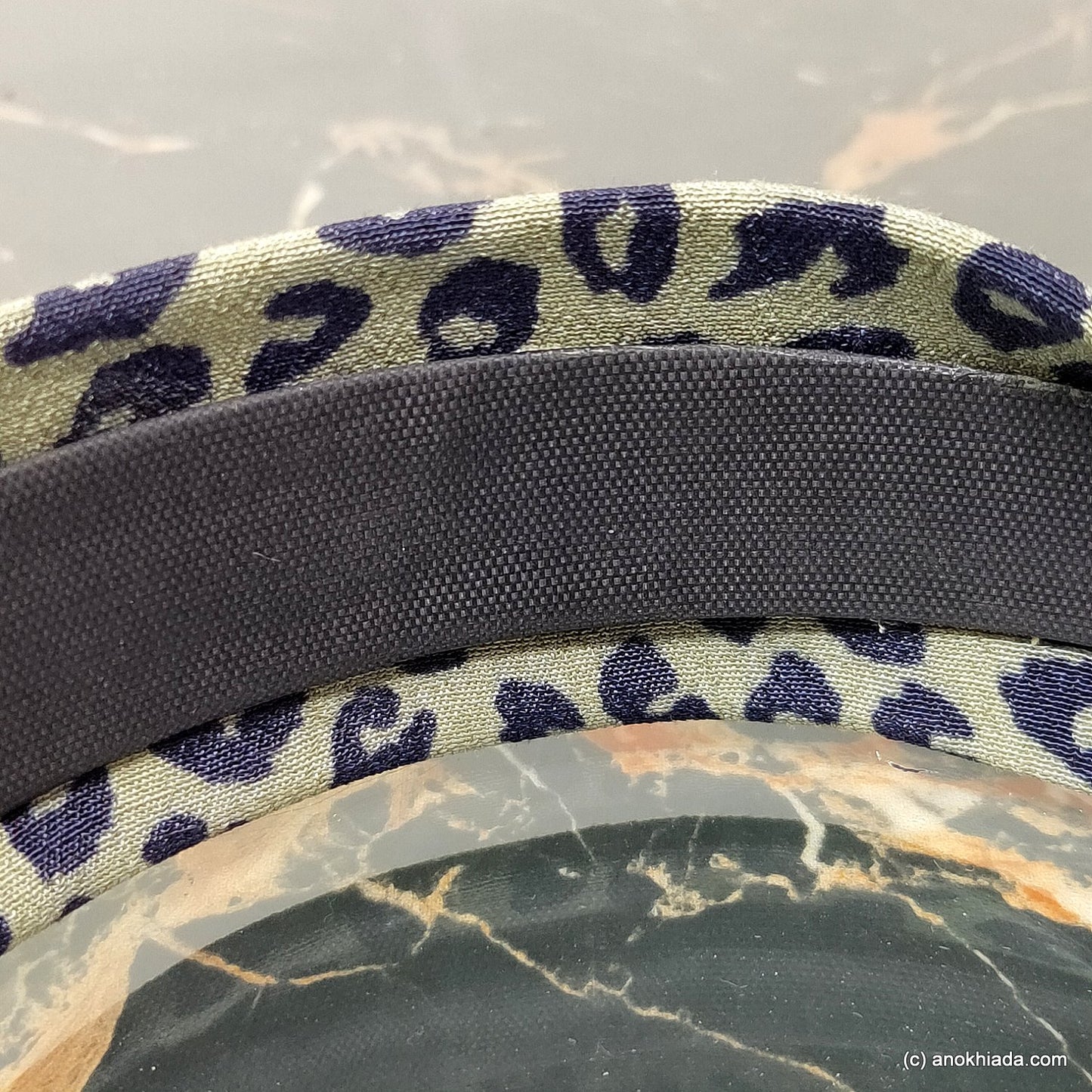 Anokhi Ada Handmade Multi-Colour Tiger Print Fabric Knot Hairband/Headband for Girls and Women -14-36H