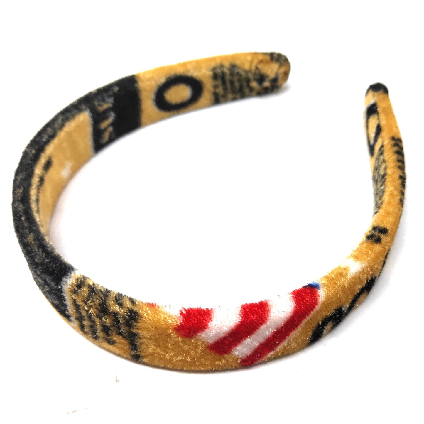 Anokhi Ada Handmade American Print Design Velvet Hairband/Headband for Girls and Women -14-39