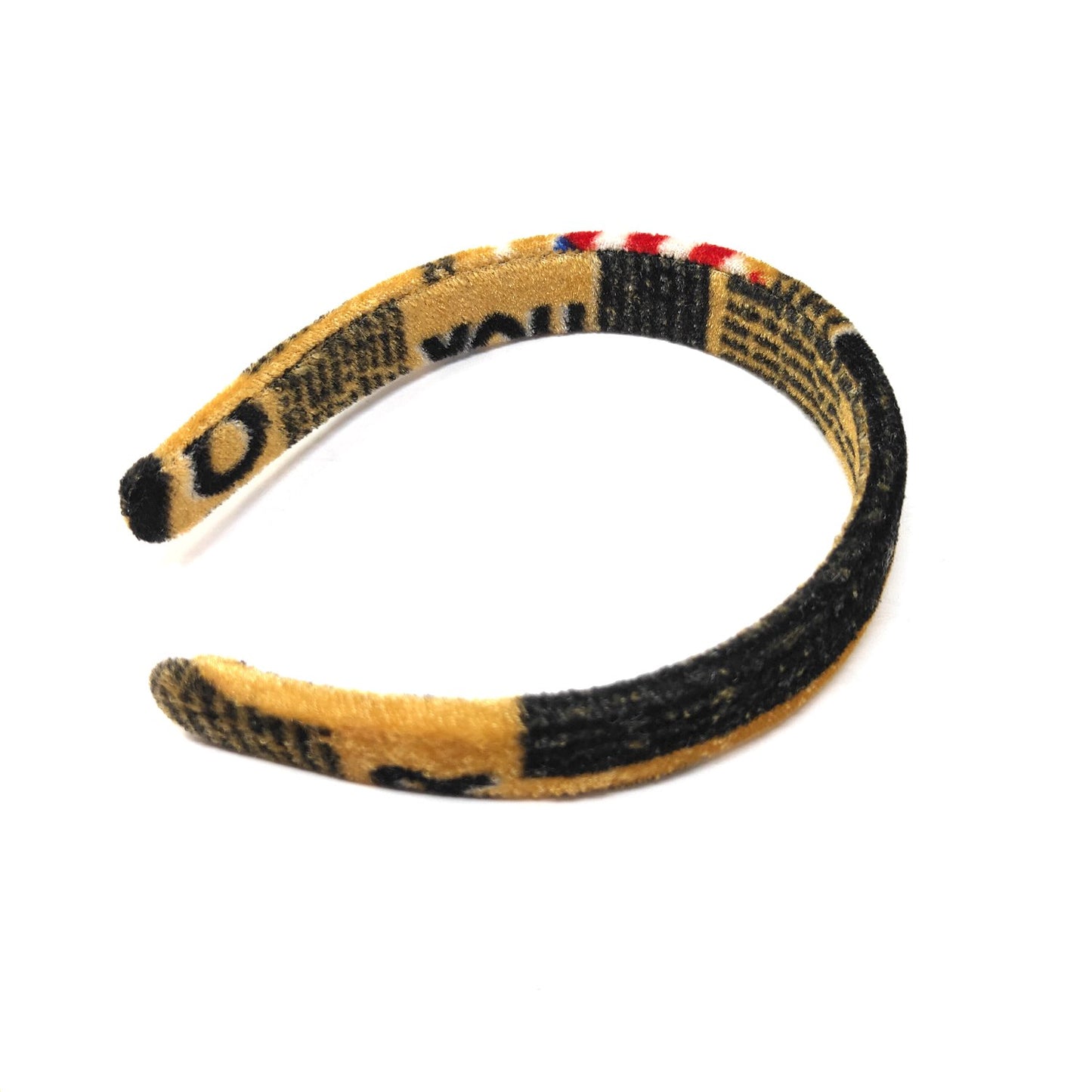 Anokhi Ada Handmade American Print Design Velvet Hairband/Headband for Girls and Women -14-39