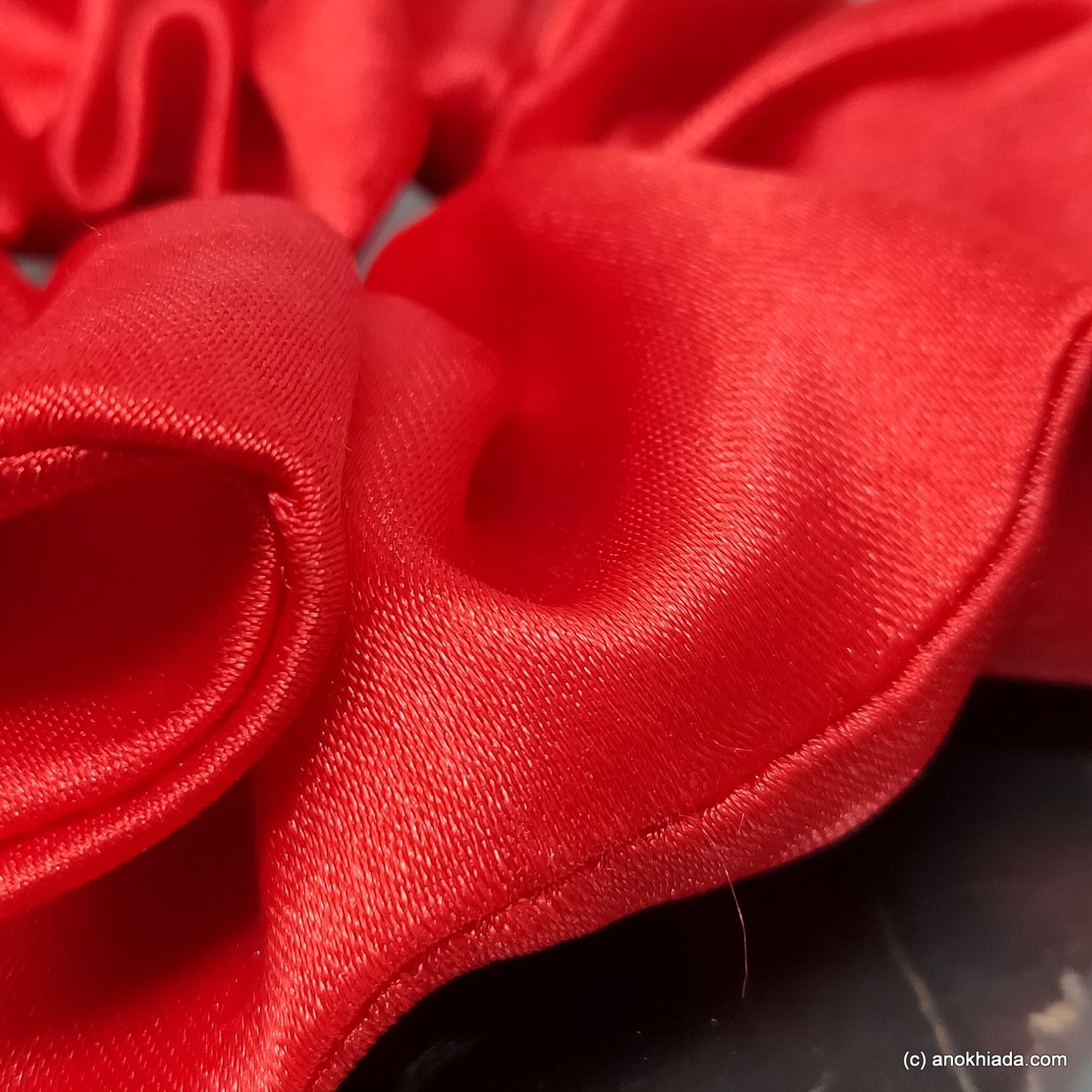 Anokhi Ada Handmade Satin Scrunchie for Girls and Women (15-162 Scrunchie)