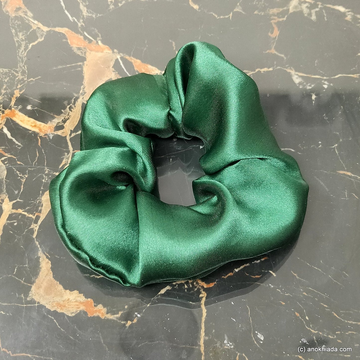 Anokhi Ada Handmade Satin Scrunchie for Girls and Women (15-178 Scrunchie)