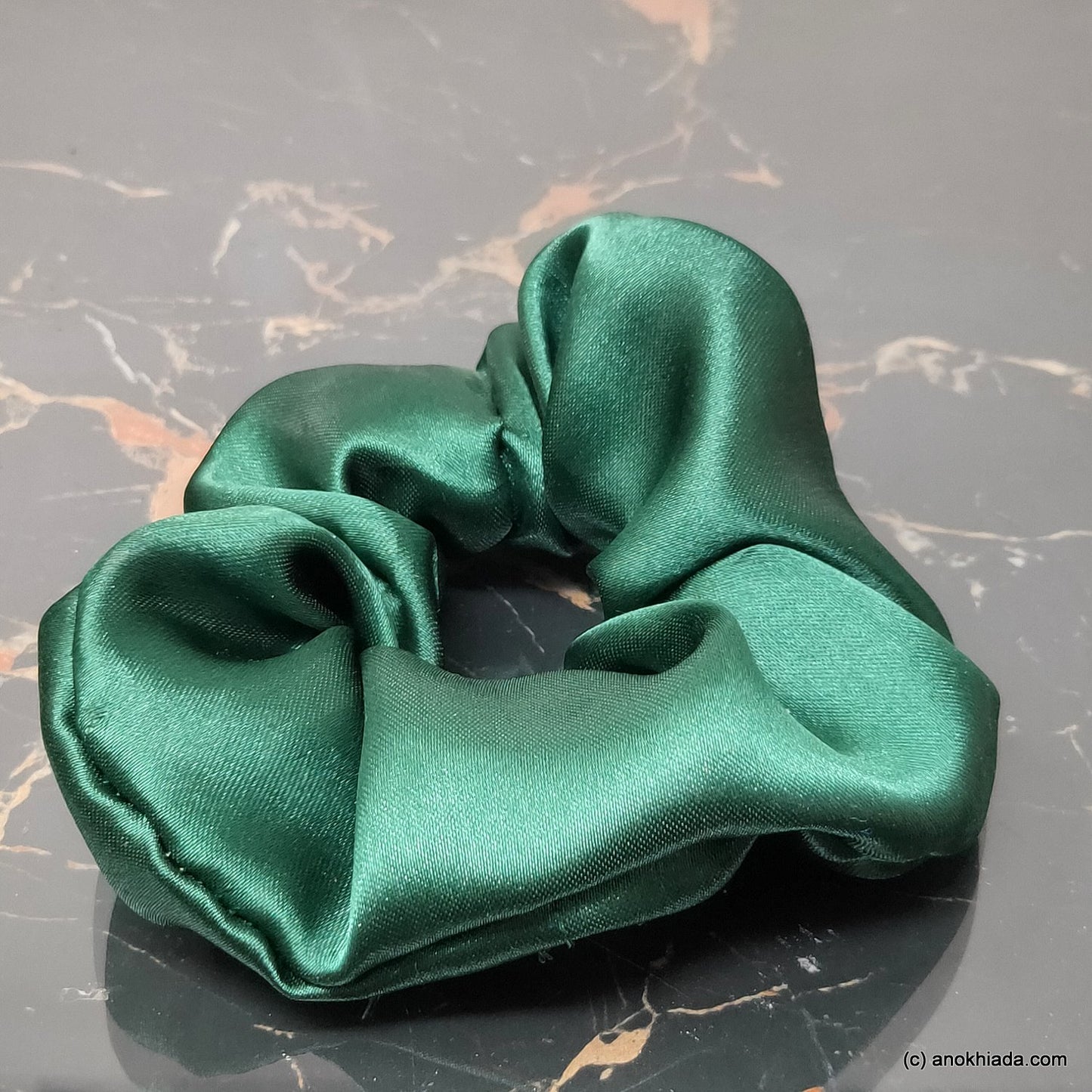 Anokhi Ada Handmade Satin Scrunchie for Girls and Women (15-178 Scrunchie)