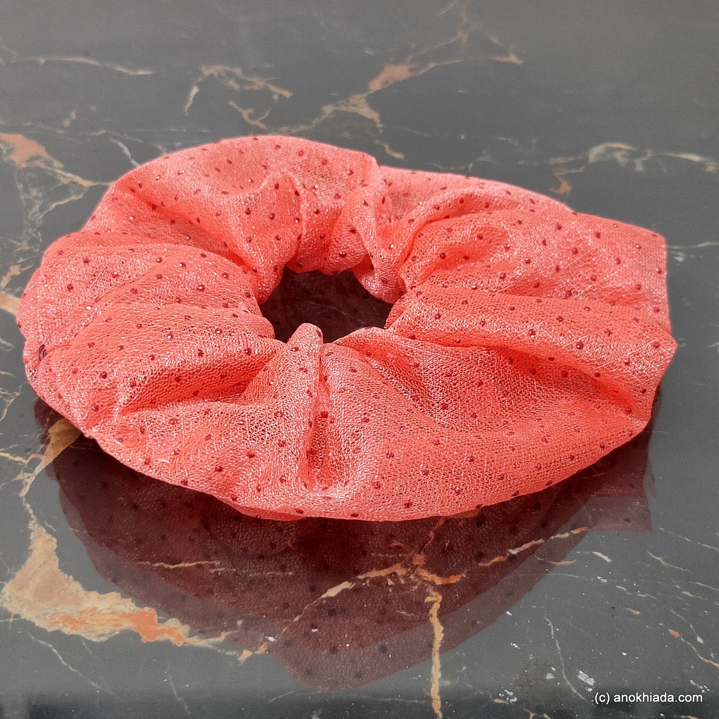 Anokhi Ada Handmade Stylish Fabric Scrunchie for Girls and Women (15-190 Scrunchie)