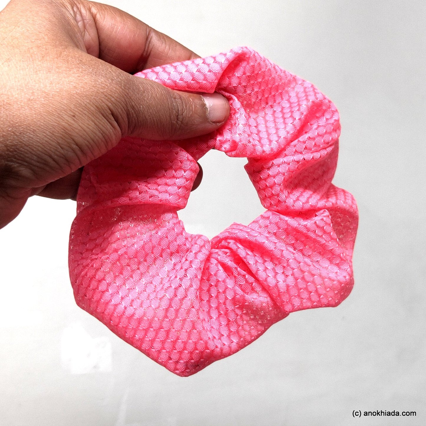 Anokhi Ada Handmade Stylish Fabric Scrunchie for Girls and Women (15-191 Scrunchie)