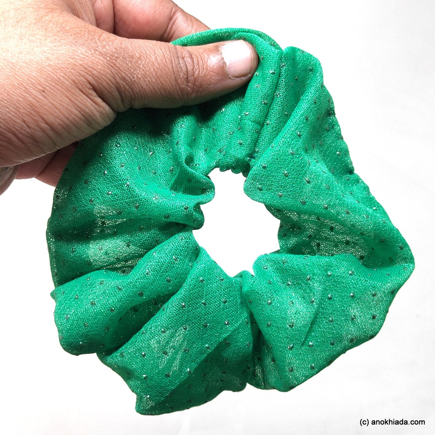 Anokhi Ada Handmade Stylish Fabric Scrunchie for Girls and Women (15-192 Scrunchie)