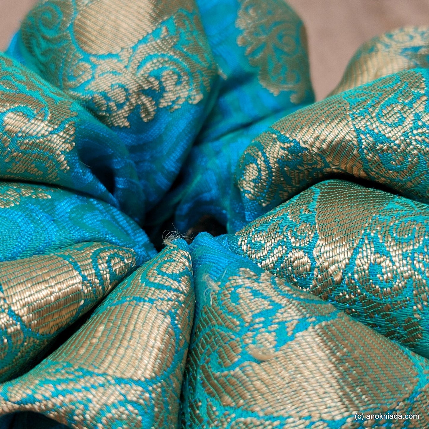 Anokhi Ada Large & Fluffy Handmade Stylish Fabric Scrunchie for Girls and Women (15-215 Scrunchie)