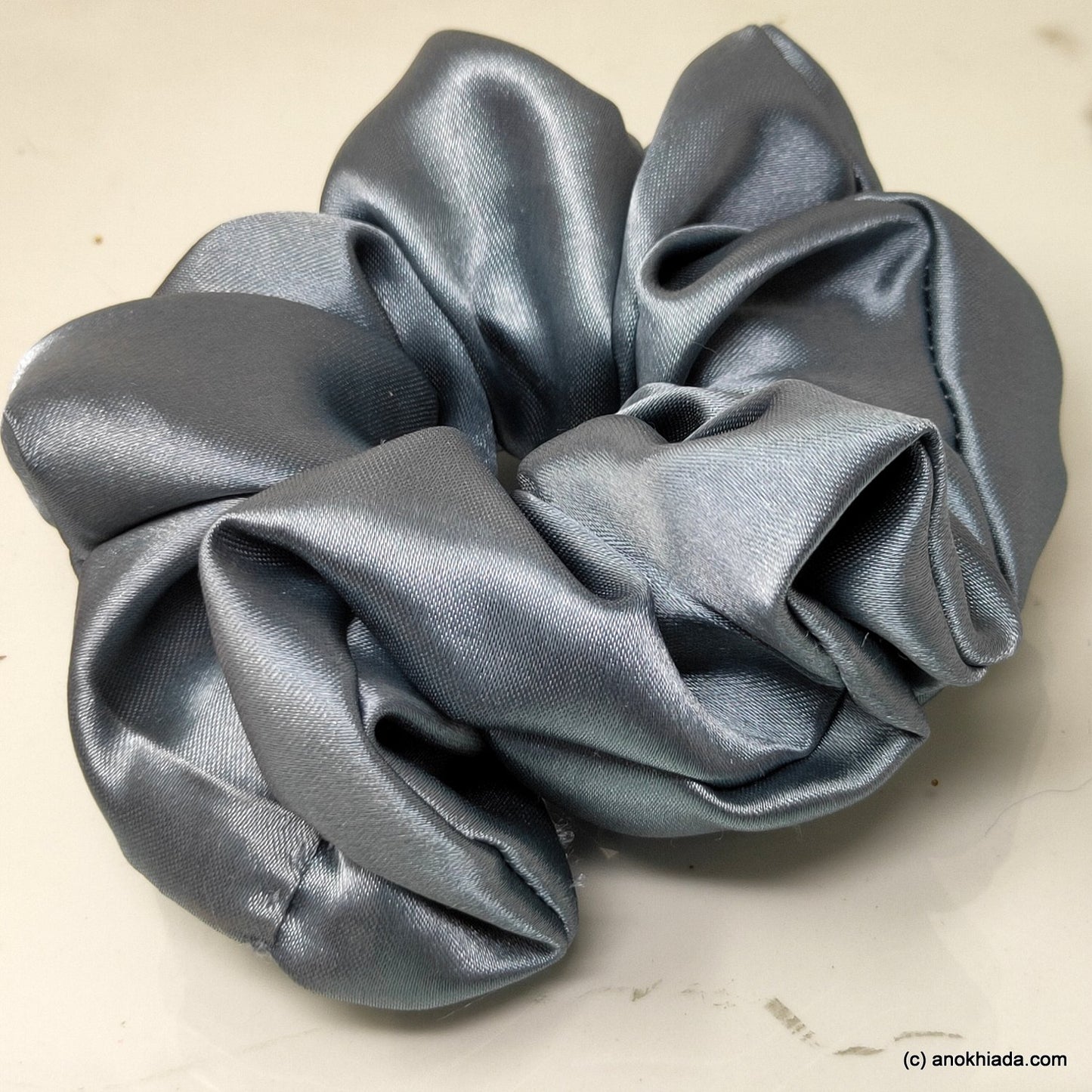 Slate Grey Scrunchie (23-04 Scrunchie)