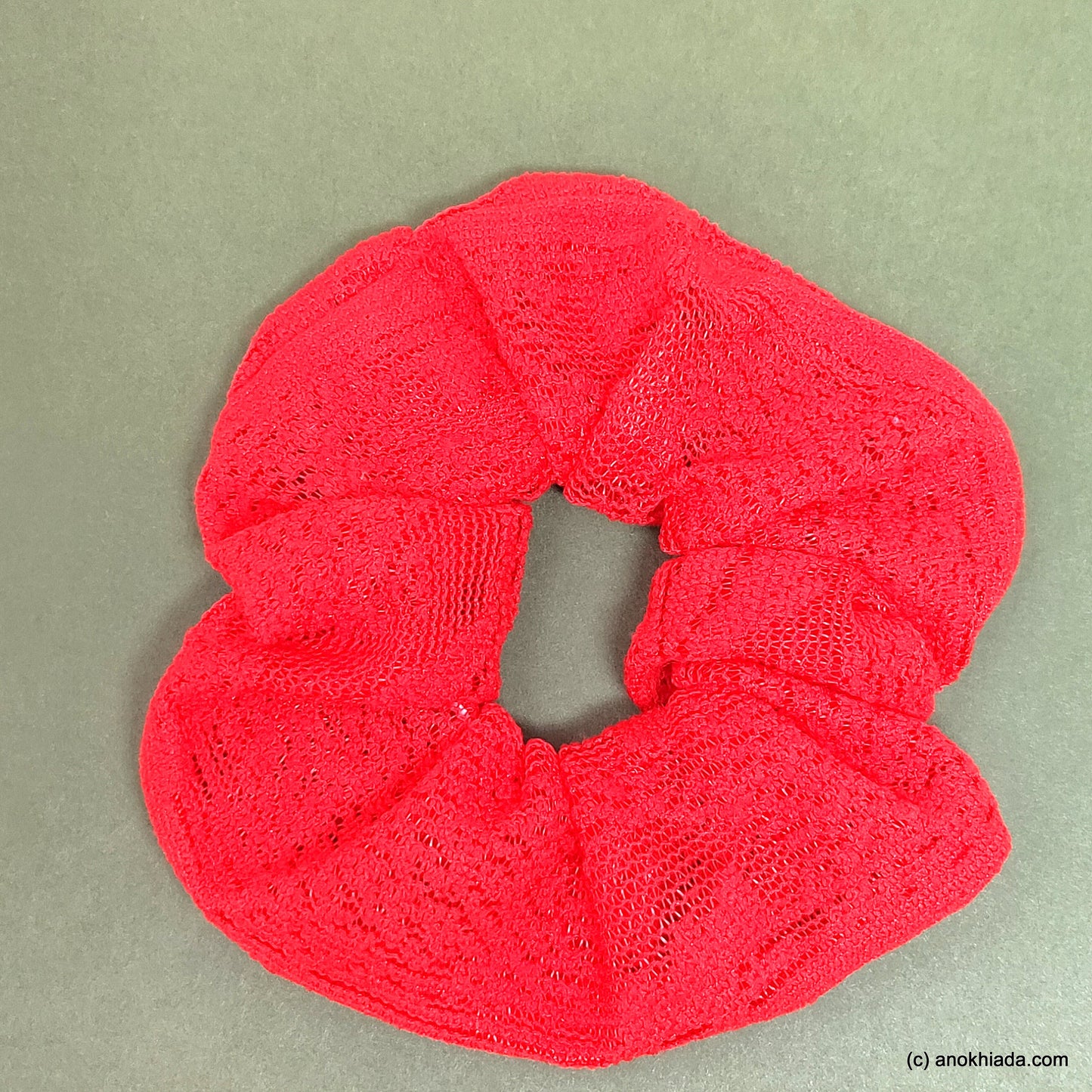 Anokhi Ada Handmade Net Fabric Scrunchie for Girls and Women (15-35 Scrunchie)