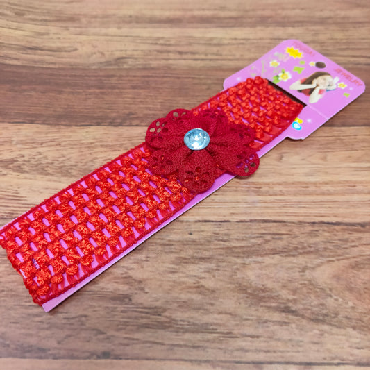 Floral Soft Stretchy Headbands for Baby Girls and Newborn (17-16 Baby Headband)