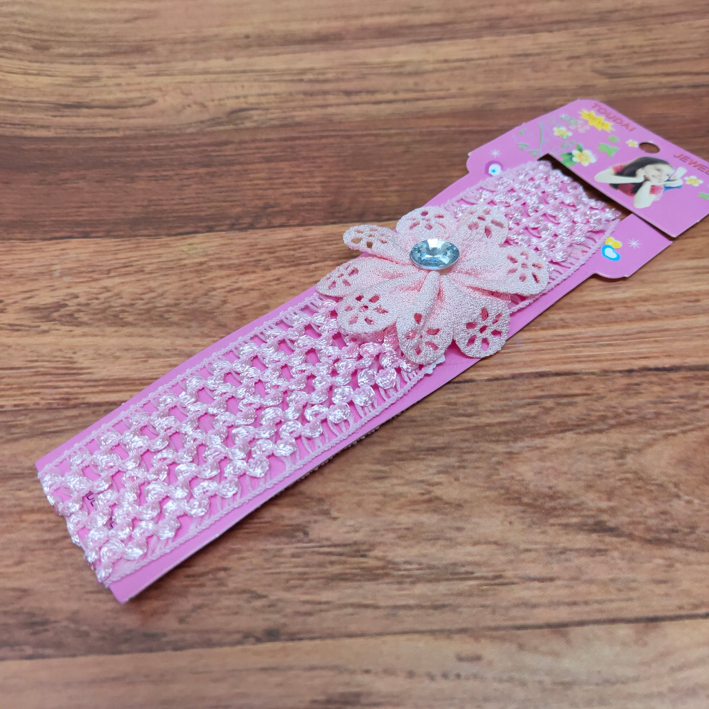 Floral Soft Stretchy Headbands for Baby Girls and Newborn (17-17 Baby Headband)