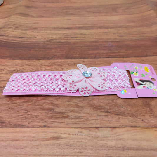Floral Soft Stretchy Headbands for Baby Girls and Newborn (17-17 Baby Headband)