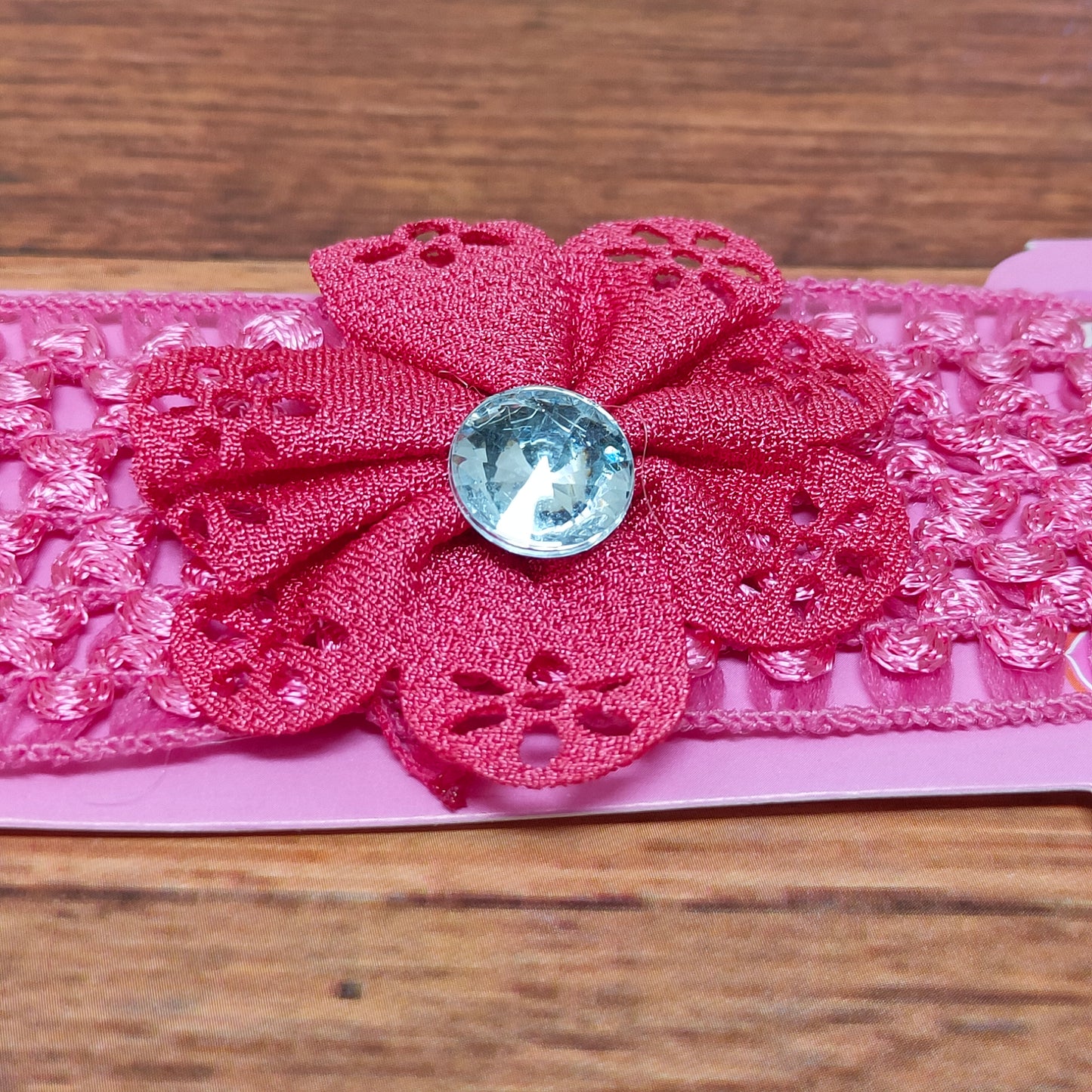 Floral Soft Stretchy Headbands for Baby Girls and Newborn (17-18 Baby Headband)