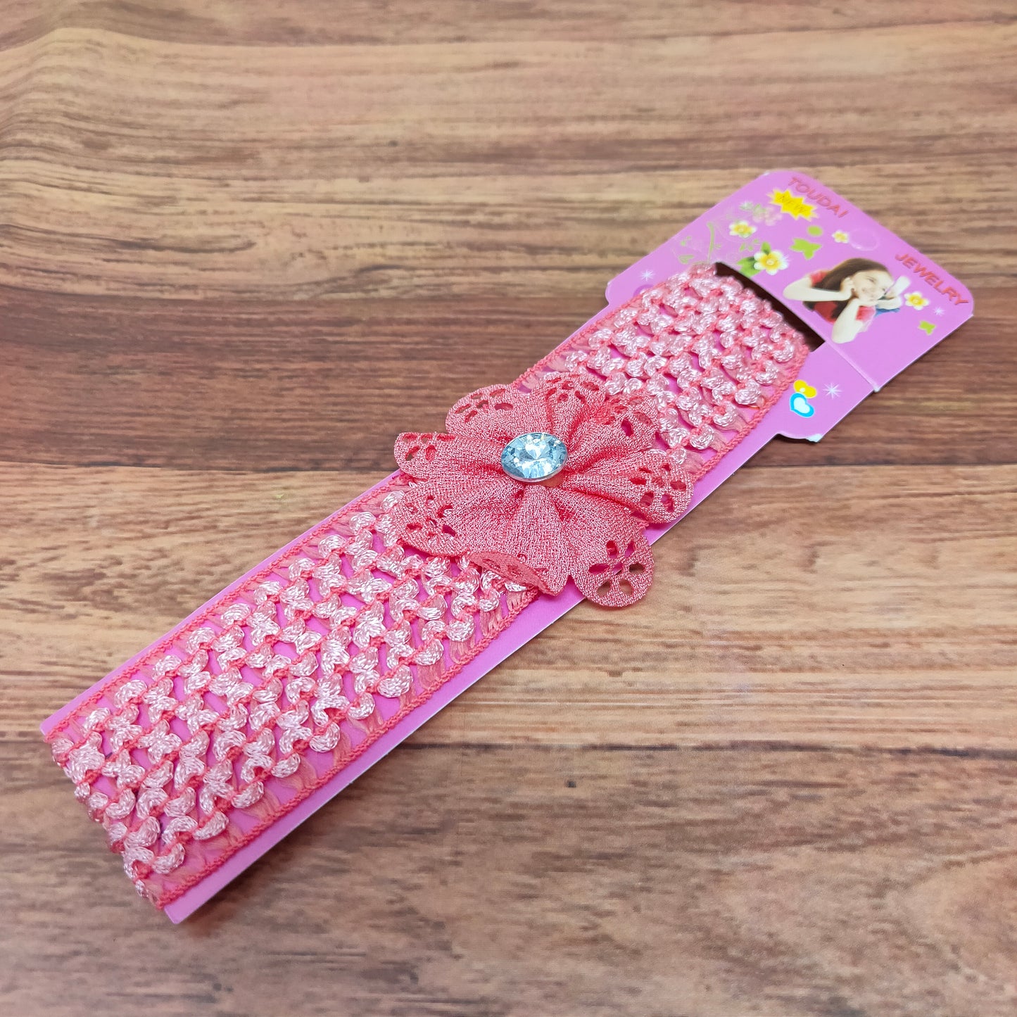 Floral Soft Stretchy Headbands for Baby Girls and Newborn (17-19 Baby Headband)