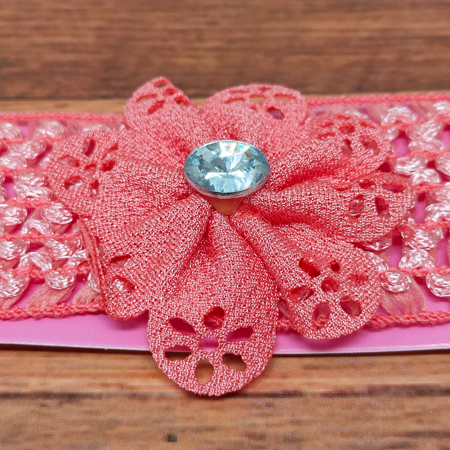 Floral Soft Stretchy Headbands for Baby Girls and Newborn (17-19 Baby Headband)