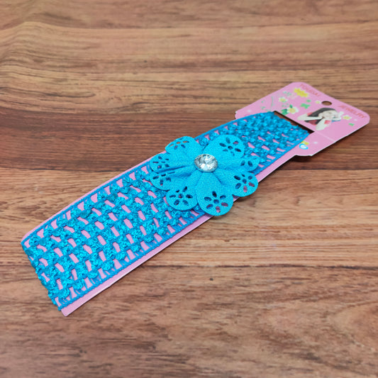 Floral Soft Stretchy Headbands for Baby Girls and Newborn (17-20 Baby Headband)