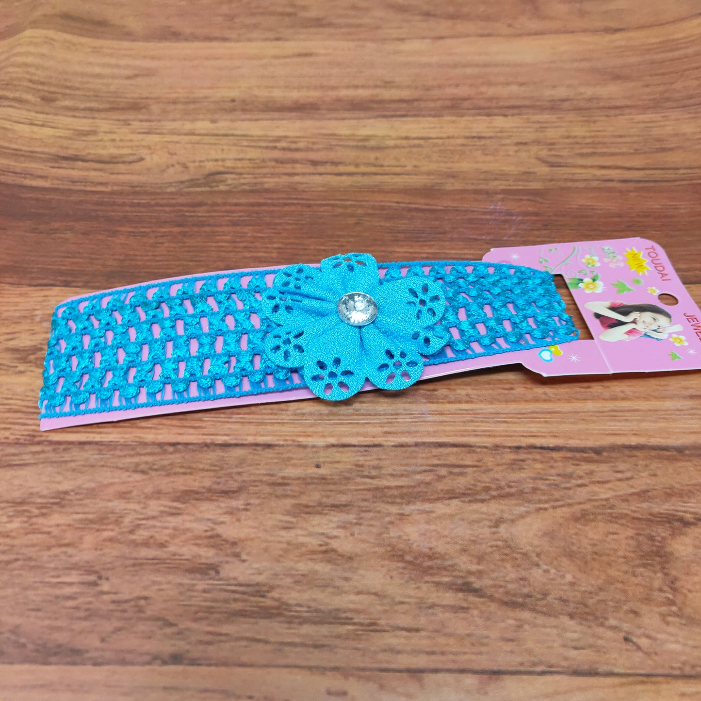 Floral Soft Stretchy Headbands for Baby Girls and Newborn (17-20 Baby Headband)