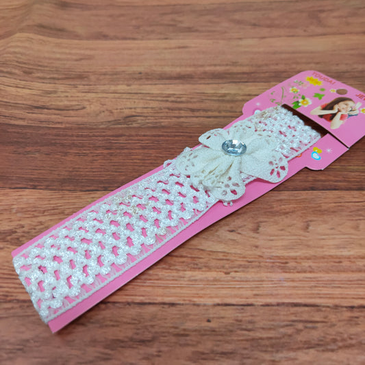 Floral Soft Stretchy Headbands for Baby Girls and Newborn (17-21 Baby Headband)