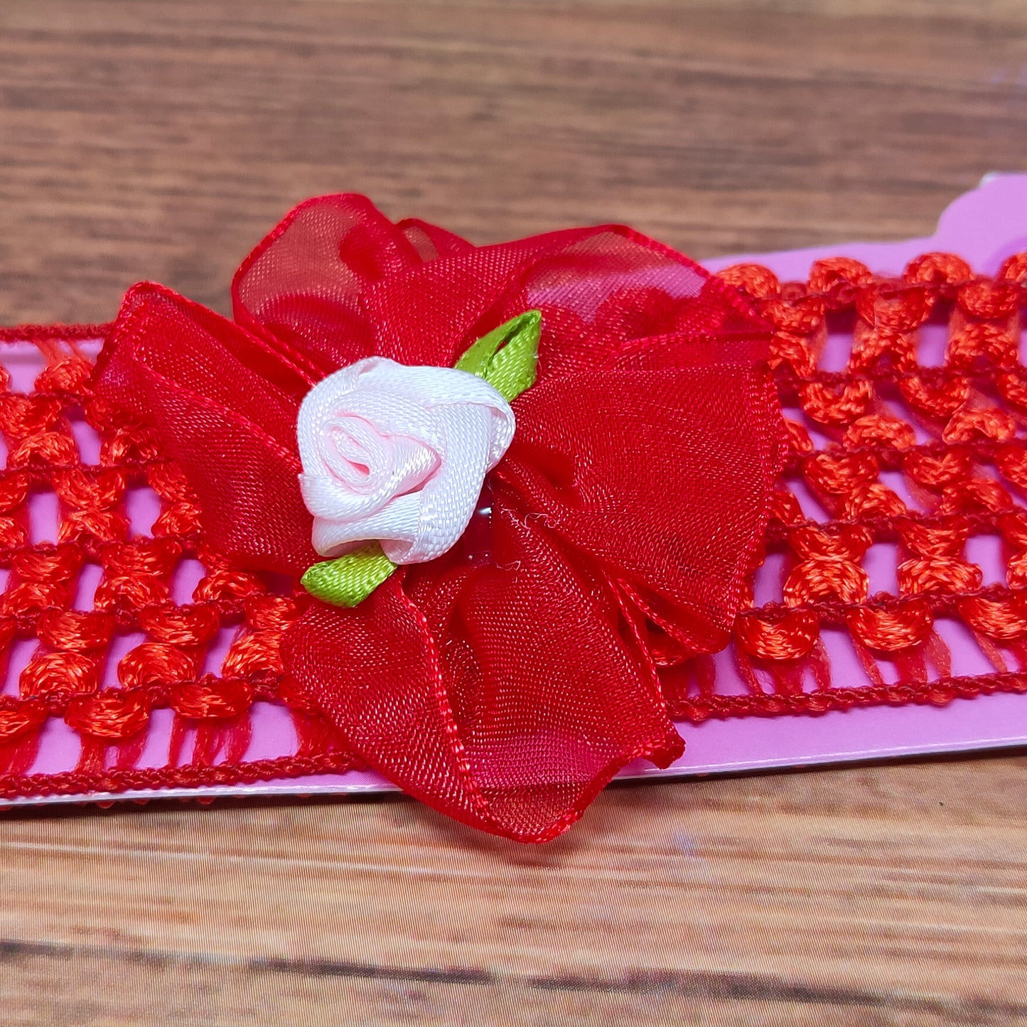 Floral Soft Stretchy Headbands for Baby Girls and Newborn (17-22 Baby Headband)