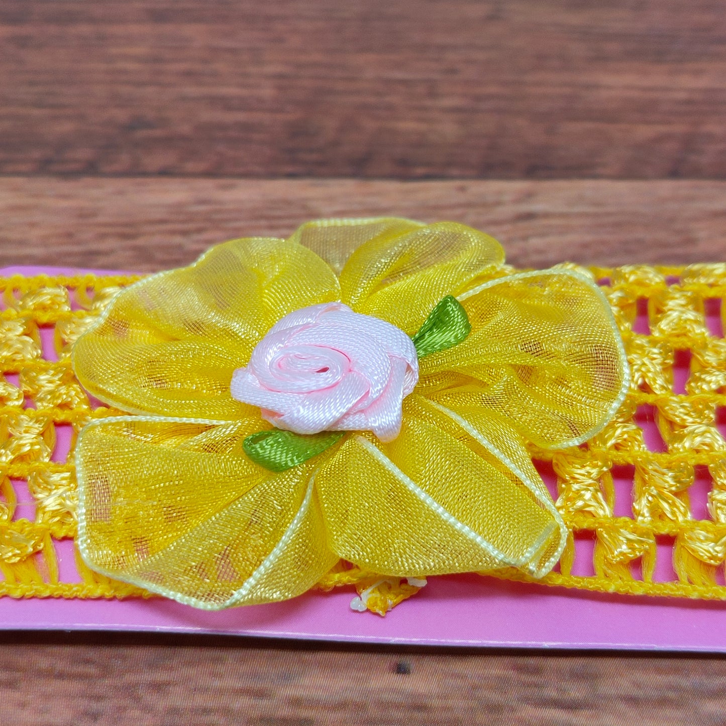 Floral Soft Stretchy Headbands for Baby Girls and Newborn (17-23 Baby Headband)