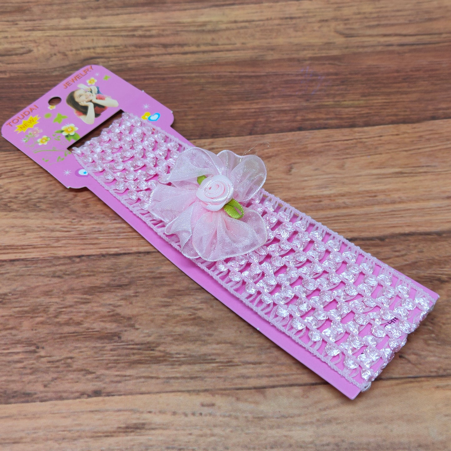 Floral Soft Stretchy Headbands for Baby Girls and Newborn (17-24 Baby Headband)