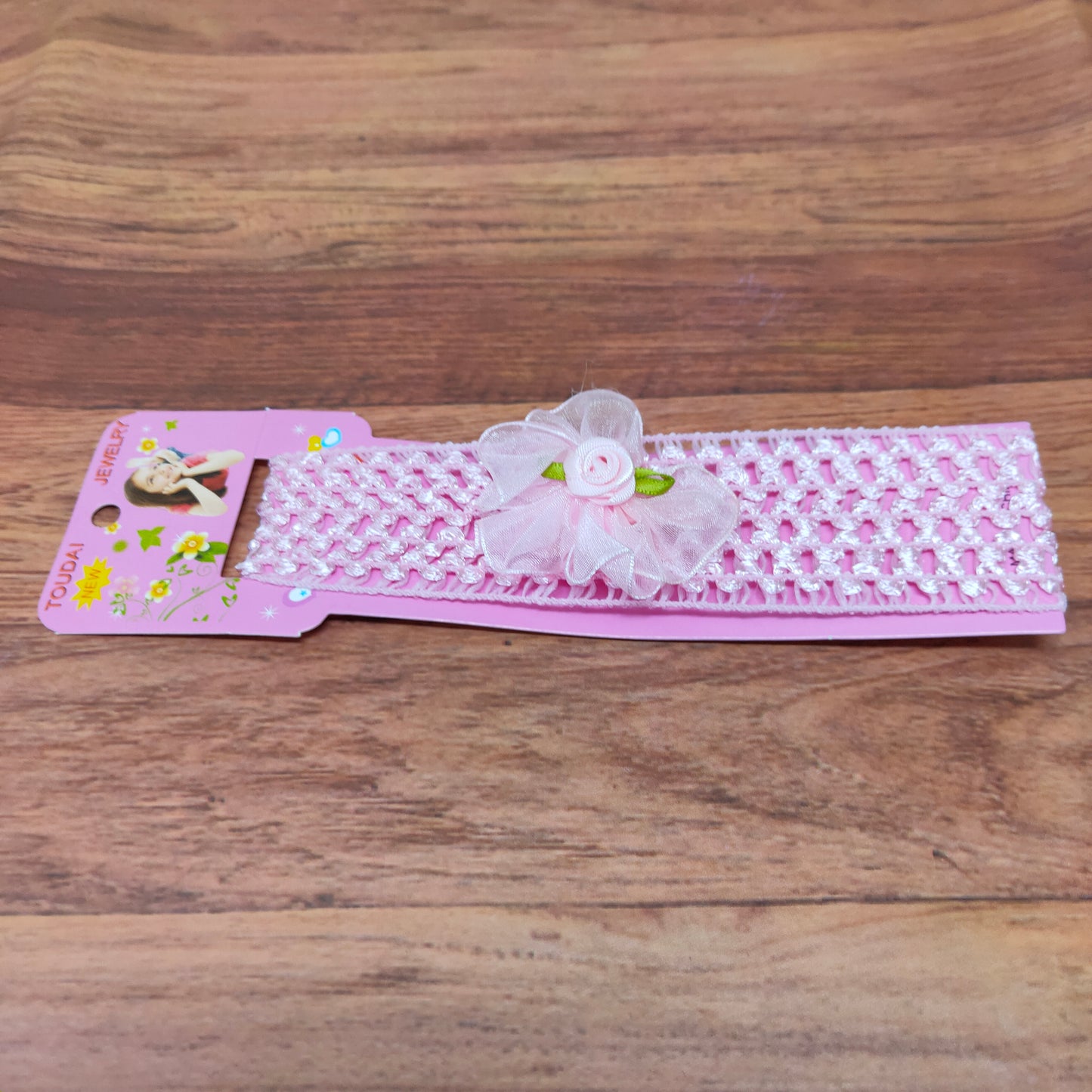 Floral Soft Stretchy Headbands for Baby Girls and Newborn (17-24 Baby Headband)