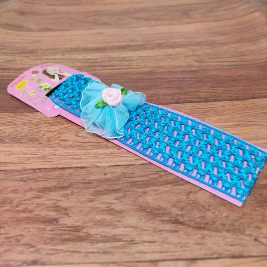 Floral Soft Stretchy Headbands for Baby Girls and Newborn (17-25 Baby Headband)