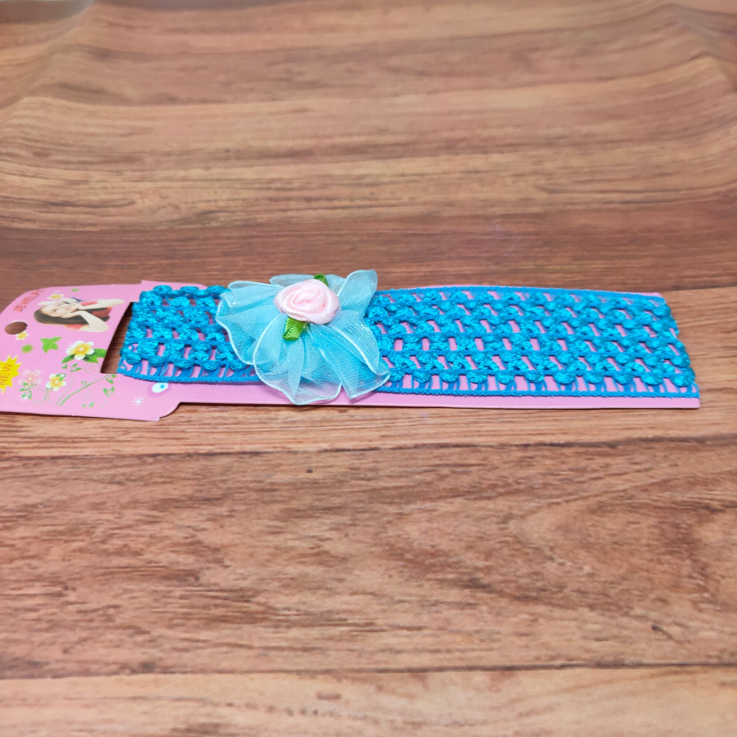 Floral Soft Stretchy Headbands for Baby Girls and Newborn (17-25 Baby Headband)