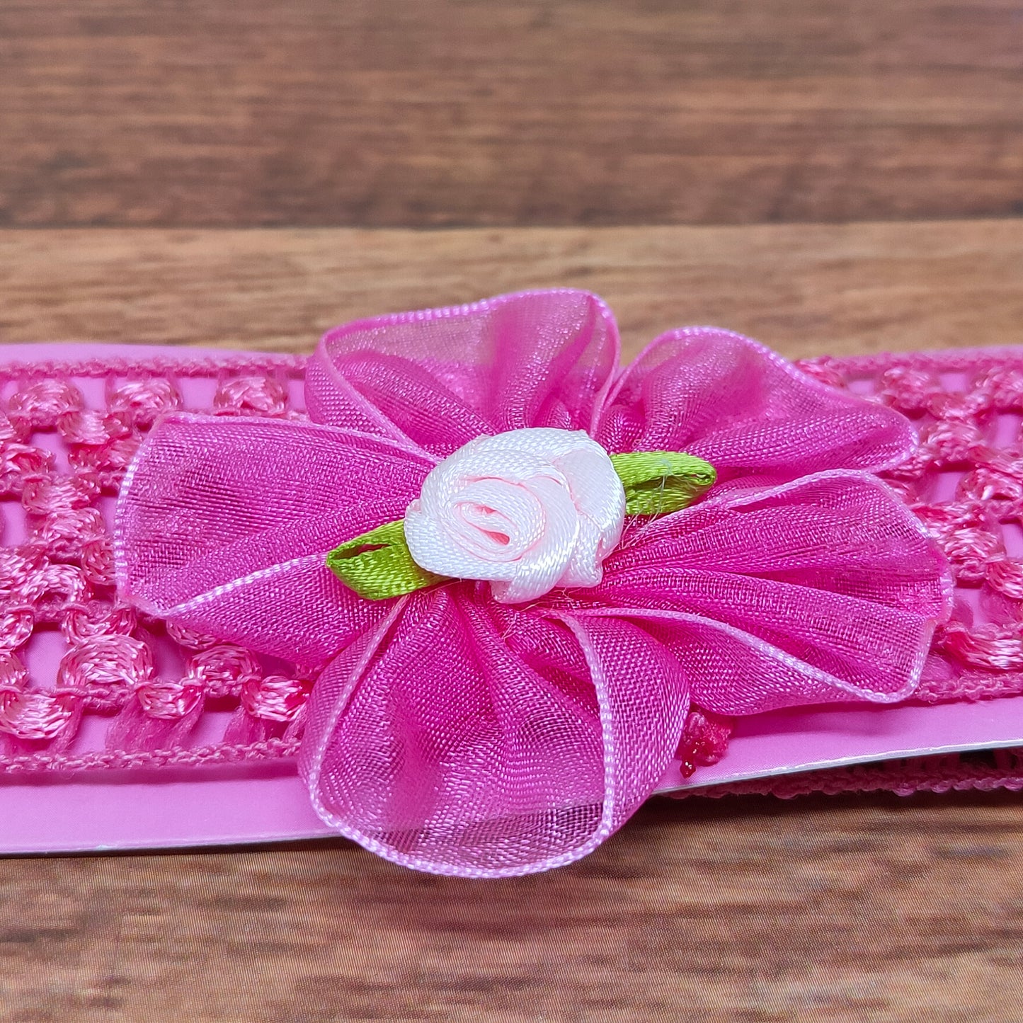 Floral Soft Stretchy Headbands for Baby Girls and Newborn (17-26 Baby Headband)