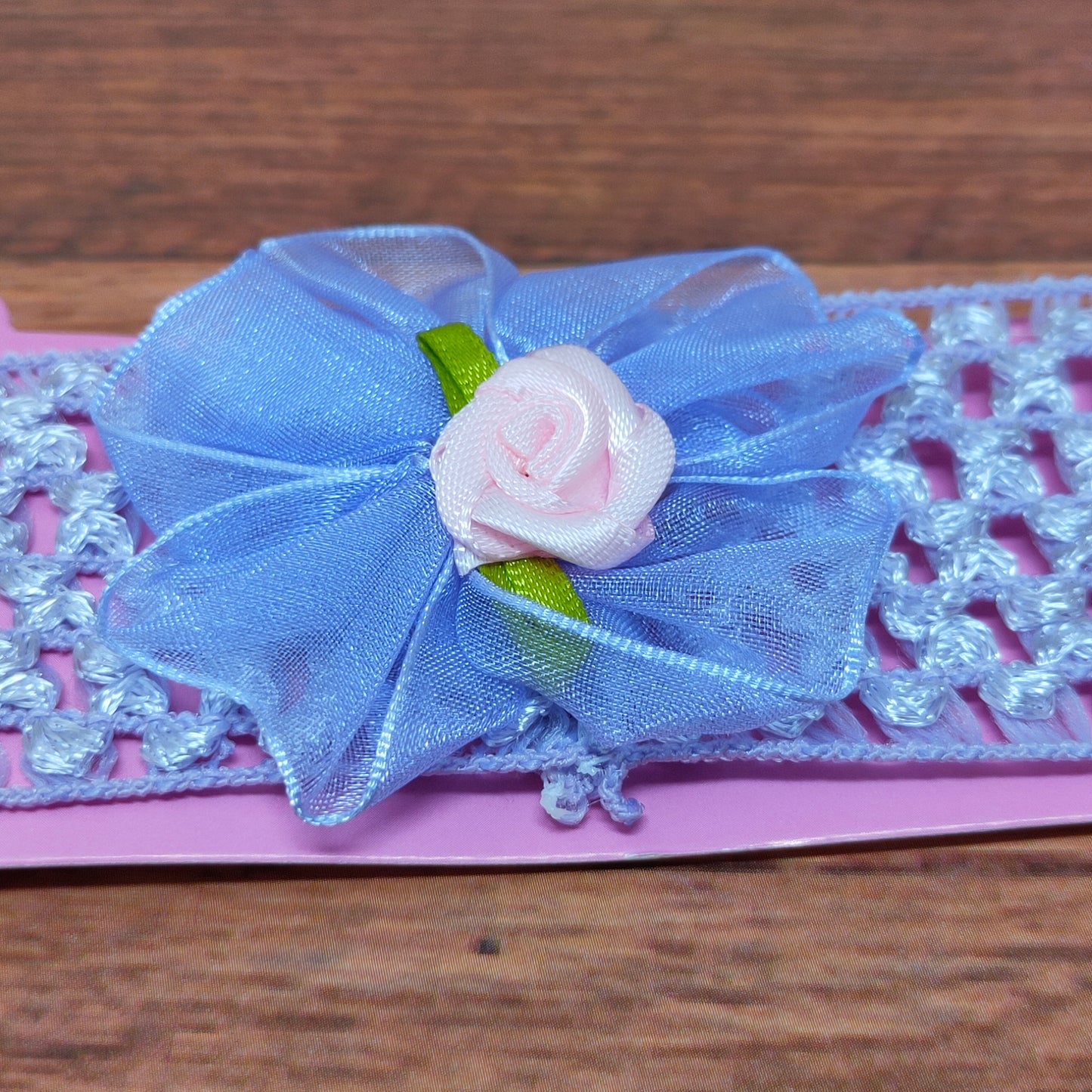Floral Soft Stretchy Headbands for Baby Girls and Newborn (17-27 Baby Headband)